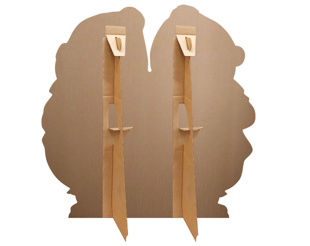 Rear of Tweedledum and Tweedledee Twins Wonderland Party Large Cardboard Cutout 