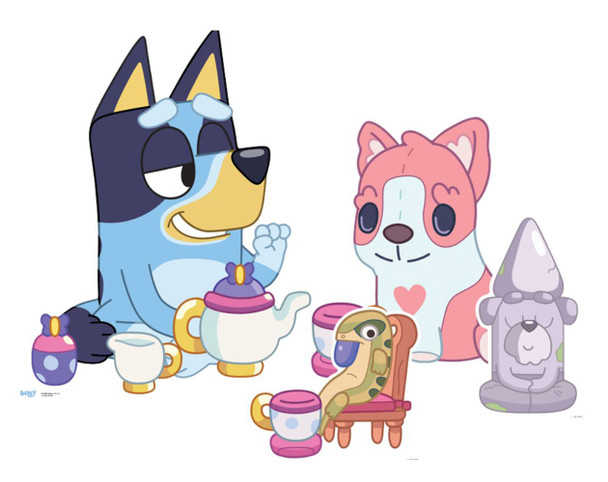 Bluey and Bingo Tea Party Cardboard Cutout Multi Pack Bundle