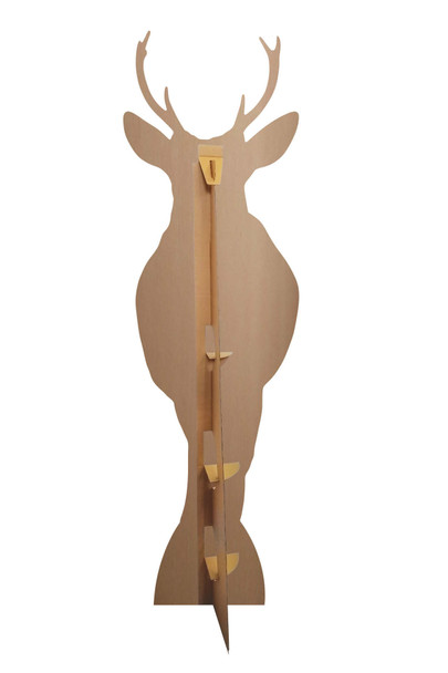 Rear image Woodland Deer with Antlers Cardboard Cutout Lifesize Animal Standee