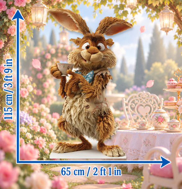 March Hare standee size guide