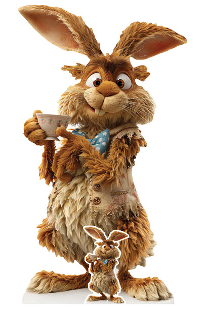 March Hare cardboard cutout
