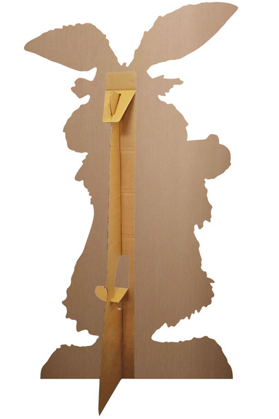 Rear of March Hare cardboard cutout