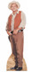 Dan Blocker als Hoss Cartwright aus Bonanza Lifesize Cardboard Cutout