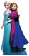 Anna und Elsa aus „Frozen Cardboard Cutout“.