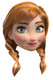 Anna von Frozen Party Gesichtsmaske