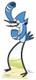 Mordecai Regular Show Cardboard Cutout