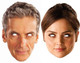 12th Doctor Who and Clara Oswald Face Mask 2 Pack 
