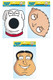 Family Guy Set of 3 Card Party Face Masks