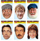 Only Fools & Horses Set of 6 Card Party Face Masks