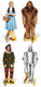 Wizard of Oz Set of 4 Cardboard Standups