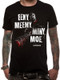 The Walking Dead Eeny Meeny Logo Official Unisex Black T-Shirt