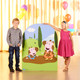 Peppa Pig Muddy Puddle Kartonnen Stand-in voor kinderfeestjes