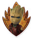 Baby Groot Emblem Guardians of The Galaxy Vol. 2 Papudskæringer Væg Art