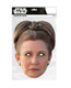 Princesse Leia Organa le dernier masque facial de fête de carte 2D unique Jedi