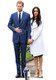 Prince Harry and Meghan Markle Cardboard Cutout / Standup