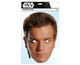 Obi-Wan Kenobi Star Wars Single Card 2D Party Face Mask