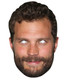 Jamie Dornan 2D gezichtsmasker met enkele kaart