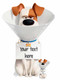 Max de hond Secret Life Of Pets gepersonaliseerde kartonnen uitsnede