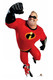 Mr Incredible van Incredibles officiële Disney gigantische kartonnen uitsnede