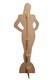 Rear of Addison Rae Black Dress Lifesize Cardboard Cutout