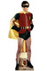 Robin Burt Ward fra Batman 1966 Lifesize og mini papudskæring