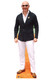 Pitbull rapper levensgrote kartonnen uitsnede/standee/standup