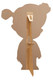 Rear of Tina Templeton from Boss Baby Official Cardboard Cutout