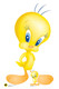 Tweetie Pie 80e anniversaire découpe en carton officiel Looney Tunes voyageur debout