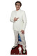 Pedro Pascal White Suit Lifesize Cardboard Cutout / Standee / Standup