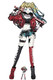 Harley Quinn Anime Style Cardboard Cutout Lifesize Standee/ Stand Up