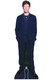 James Nortons blauer Anzug, lebensgroßer Pappausschnitt / Standee / Standup