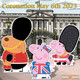 Sélection de découpes en carton Peppa Pig Coronation