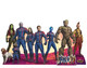 Guardians of the Galaxy Vol. 3 Group Marvel Cardboard Cutout / Standee