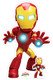 Iron Man de Spidey et ses incroyables amis Découpe officielle en carton Marvel