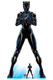 Offizieller Marvel-Pappausschnitt / Standee von Black Panther Shuri 