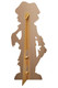 Rear of Pirate Skeleton Halloween Lifesize Cardboard Cutout / Standup