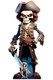 Pirate Skeleton Halloween Lifesize Cardboard Cutout / Standup