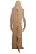 Bagsiden af ​​Mummy Skeleton Halloween Lifesize Pap Cutout / Standup