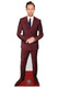 トム・ヒドルストンの赤いスーツのセレブミニ段ボールカットアウト/スタンディー
