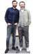 David Tennant og Michael Sheen Celebrity Cardboard Cutout / Standee