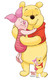 Winnie the Pooh y Piglet Mini Recorte de Cartón Standee Oficial Disney