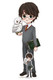 Offizieller Mini-Aufsteller aus Pappe im Harry-Potter-Cartoon-Stil