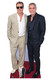 Brad Pitt and George Clooney Lifesize Cardboard Cutout / Standup