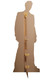 Rear of Elvis Gold Lamé Suit Remastered Lifesize Cardboard Cutout