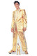Elvis Gold Lamé Suit Remastered Lifesize Cardboard Cutout / Standee