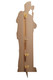 Rear of Elvis 1950s Black and White Lifesize Cardboard Cutout / Standee