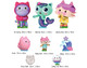 DJ Catnip, Mama Box, MerCat from Gabby's Dollhouse Cardboard Cutout Multi Pack