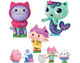 DJ Catnip, Mama Box, MerCat from Gabby's Dollhouse Cardboard Cutout Multi Pack