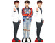 Jungkook Table Top Cardboard Cutouts Pack of 3 BTS Bangtan Boys Mini Standees