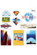 Rear Images Superman Room Decor and Logo Party Decoration Pack of 10